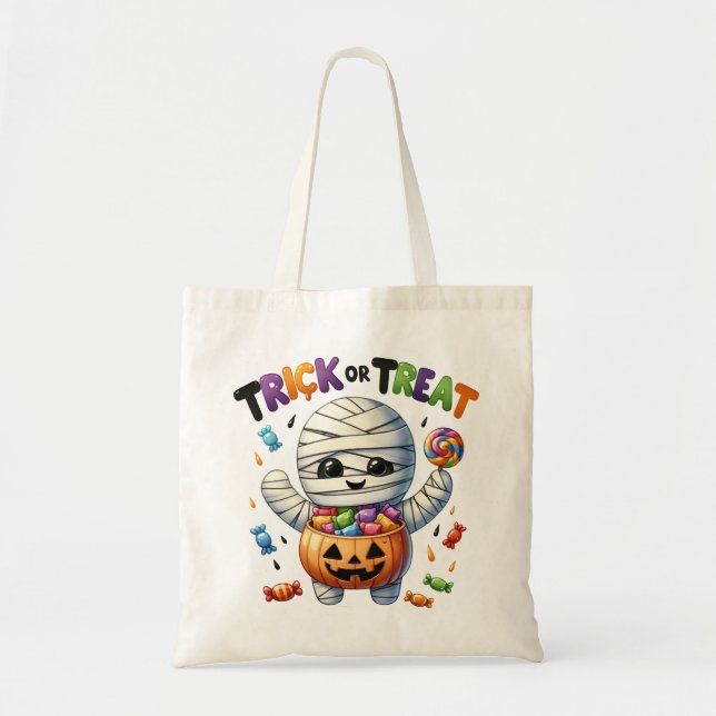 Bolsa Tote Mummy Madness Trick ou Treine Bag (Frente)