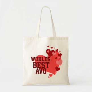 Bolsa Tote Mundos o melhor Avó personalizado