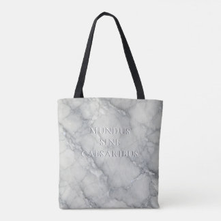 Bolsa Tote "Mundus Sine Caesaribus" Marble