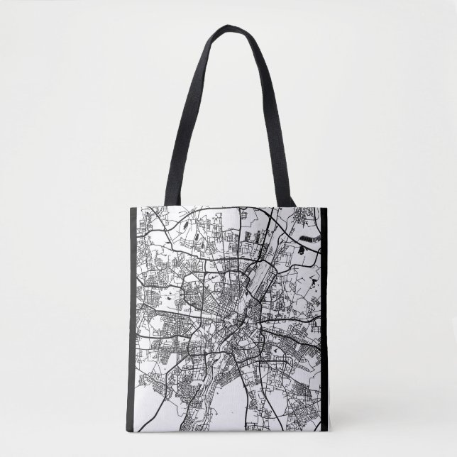 Bolsa Tote Munich Germany City Map (Frente)