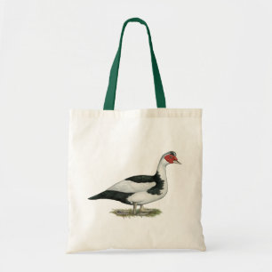 Bolsa Tote Muscovy Black Pied Drake