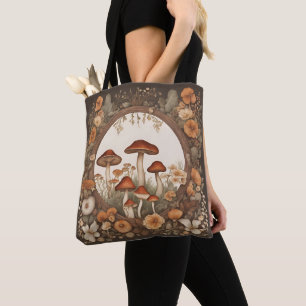 Bolsa Tote Mushroom Cottagecore