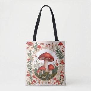 Bolsa Tote Mushroom Cottagecore