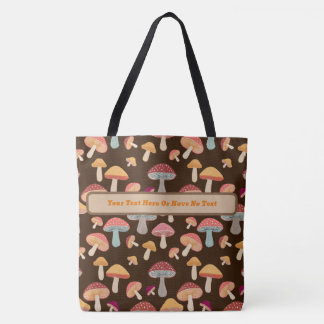 Bolsa Tote Mushroom Toadstool Woodland Forest Boho Hippie