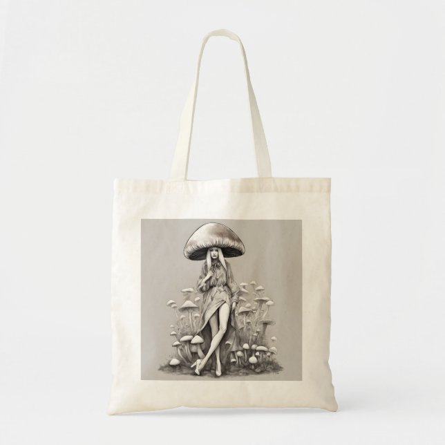 Bolsa Tote Mushroom Vogue Lady (Frente)