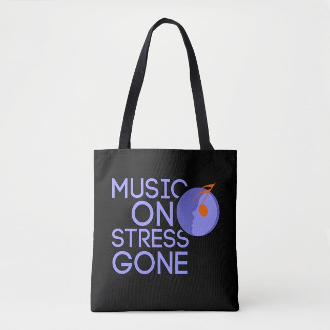 Bolsa Tote music on stress gone (Frente)