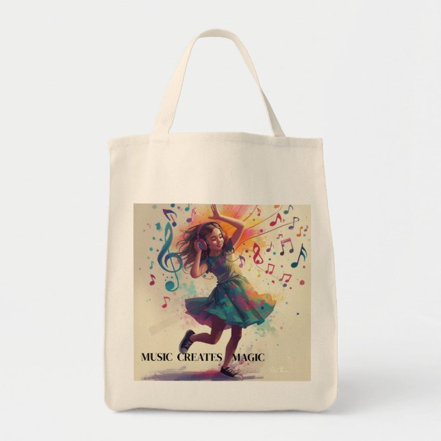 Bolsa Tote Music Tote Bag (Frente)