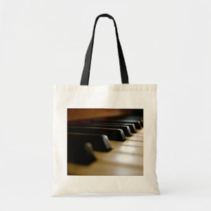 Bolsa Tote Música à moda do teclado de piano