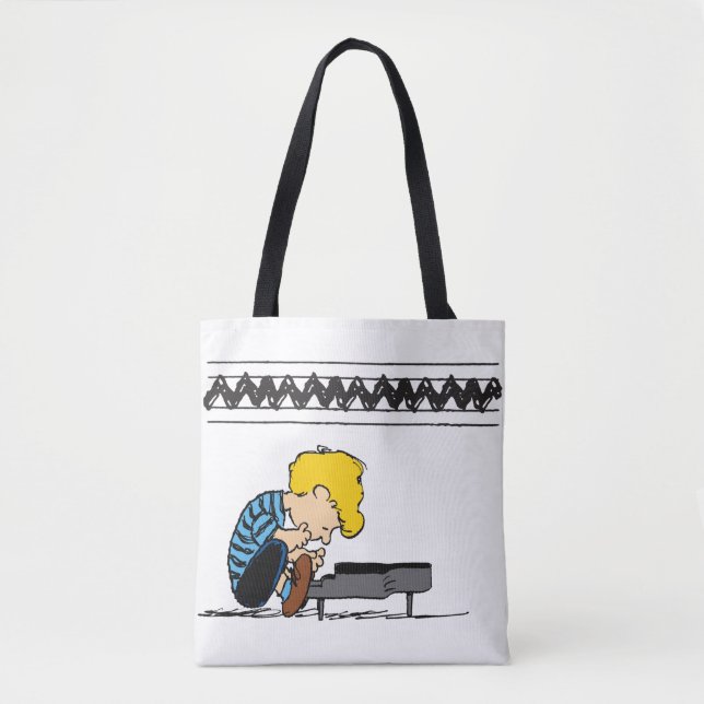 Bolsa Tote Música Charlie Brown Schroeder (Frente)