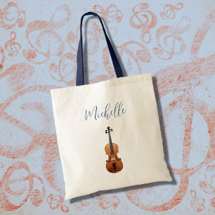 Bolsa Tote Música Clássica Personalizada e Curta Violina