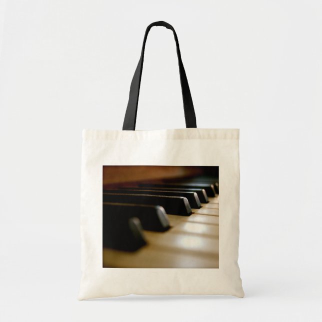 Bolsa Tote Música de teclado na moda (Frente)