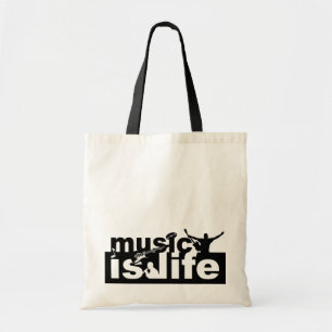 Bolsa Tote Música é o saco da vida - escolha estilo, personal