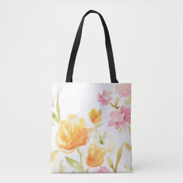 Bolsa Tote Música Floral I (Frente)