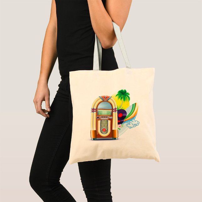 Bolsa Tote Música Jukebox (Criador carregado)