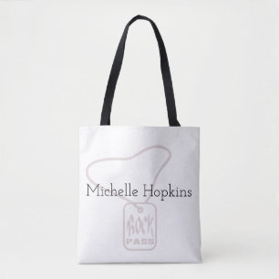 Bolsa Tote Música Musical Rock Pass Personalizada
