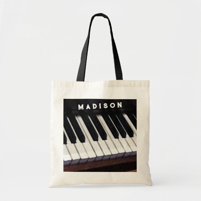 Bolsa Tote Música Personalizada (Frente)