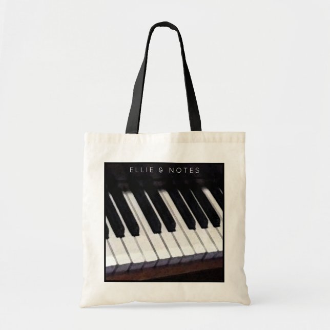 Bolsa Tote Música Personalizada (Frente)