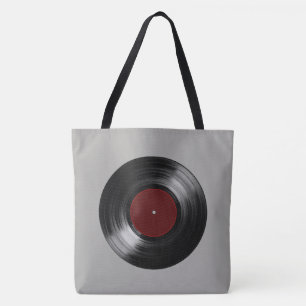 Bolsa Tote música retro vinil