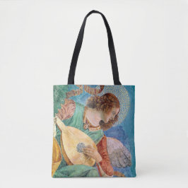 Bolsa Tote Musical angel playing guitar