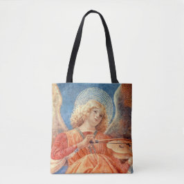 Bolsa Tote Musical angel playing the violin fresco