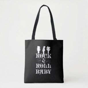 Bolsa Tote Músico de Rocker Rock e Roll Music Bass