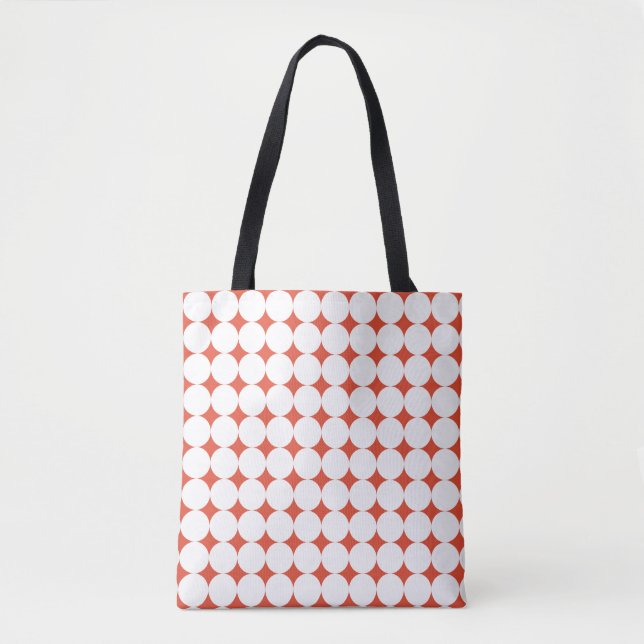 Bolsa Tote muster dots retro gepunktet (Frente)