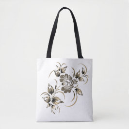Bolsa Tote Muster mit Blume