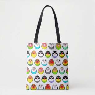 Bolsa Tote Mutações da cor do Lovebird