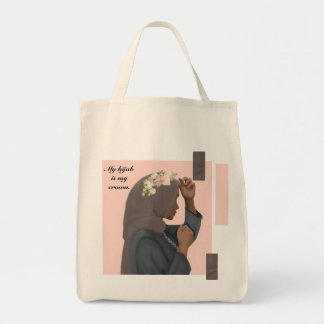 Bolsa Tote My Hijab is my Crown Tote