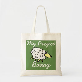 Bolsa Tote "My Project Baaag" - Cartoon de Ovelha