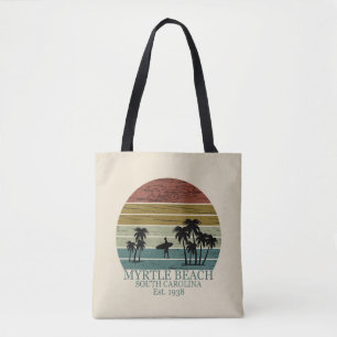 Bolsa Tote Myrtle Beach Vintage Carolina do Sul