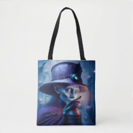 Bolsa Tote Mysterious Lady Pointing Finger At You