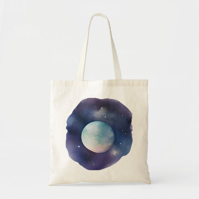 Bolsa Tote Mystic Moonlit Horizon (Frente)