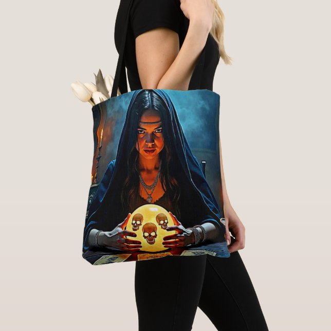 Bolsa Tote Mystic Psychic Fortune Teller Design (Close Up)