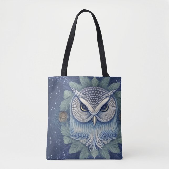 Bolsa Tote Mystical Fantasy Forest Owl (Frente)