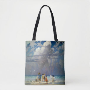 Bolsa Tote N.C. Wyeth O Gigante 1923 Ilustração Vintage