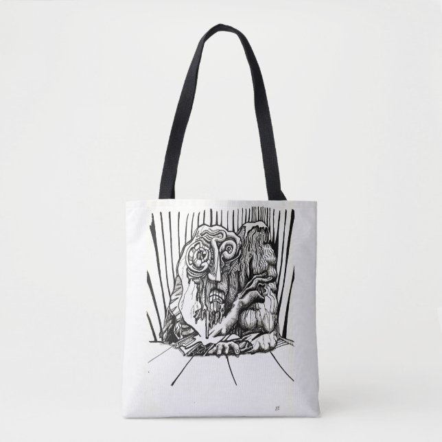 Bolsa Tote Na borda, por Brian Benson (Frente)