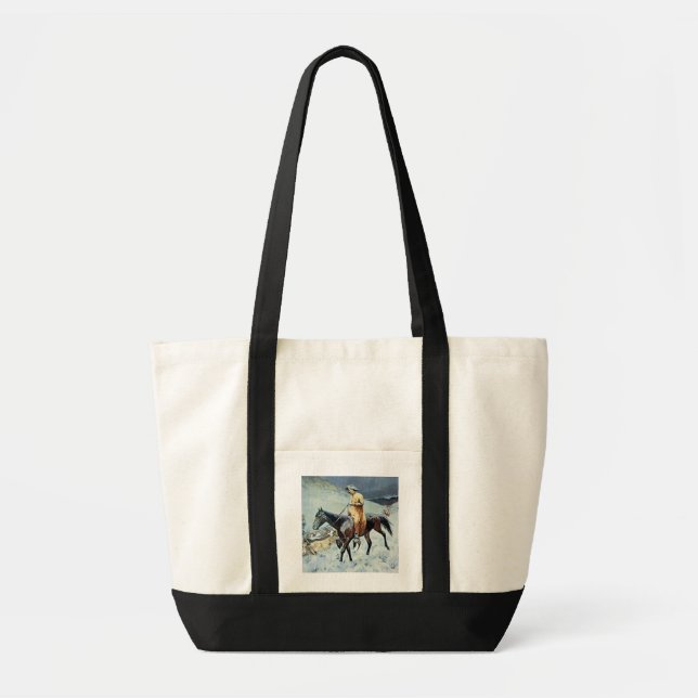Bolsa Tote Na fuga (óleo em canvas) (Frente)