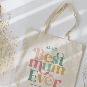 Bolsa Tote Na moda de multifoto elegante com Mãe maior