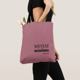 Bolsa Tote NA MODA MINIMO NOUVEAU, cor-de-rosa Dourado, Rosa 