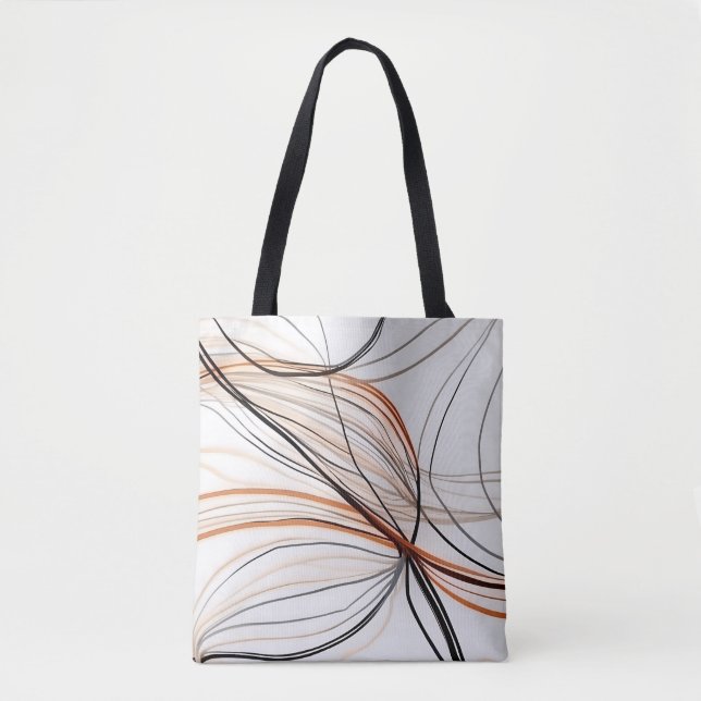 Bolsa Tote Na moda moderna abstrato no outono (Frente)