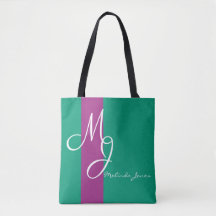 Na moda Monograma - Shopping Bag