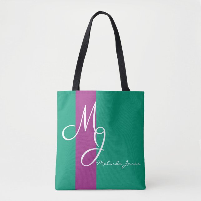 Bolsa Tote Na moda Monograma - Shopping Bag (Frente)
