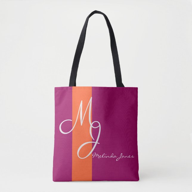 Bolsa Tote Na moda Monograma - Shopping Bag (Frente)