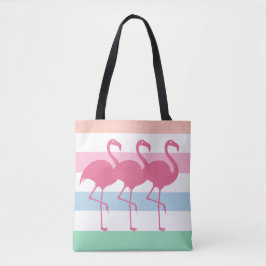 Bolsa Tote Na moda Tropical Flamingo