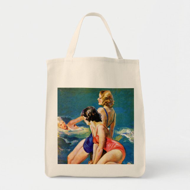 Bolsa Tote Na piscina (Frente)