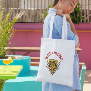 Bolsa Tote Na Pizza Nós Crust - Pizza Cheeky