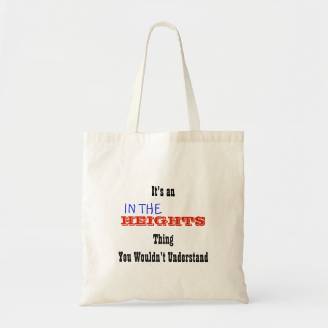 Bolsa Tote Na sacola das alturas (Frente)