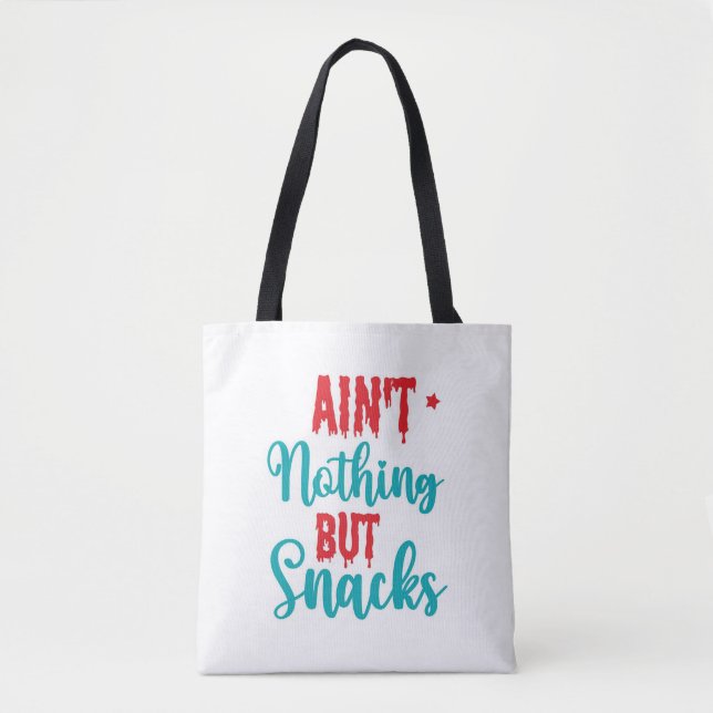 Bolsa Tote Nada além de lanches (Frente)