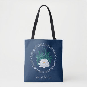 Bolsa Tote Nada Vem Do Nada - O Lotus Branco